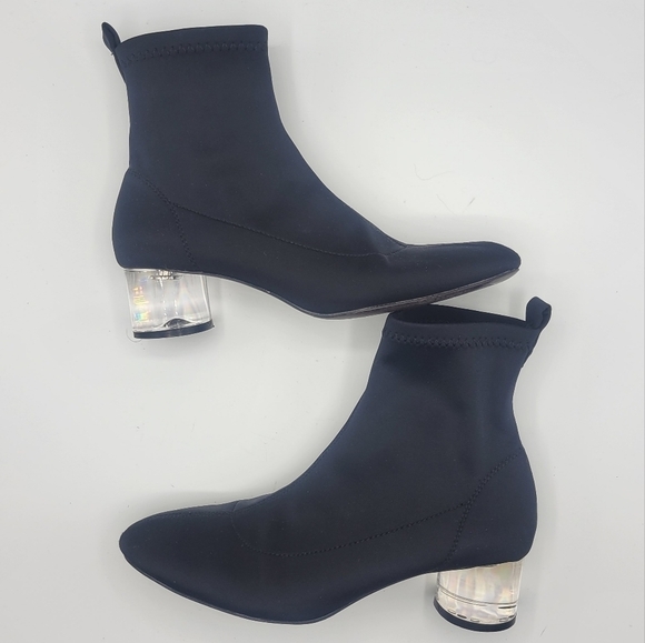 Zara booties with clear rounded heal size 35 - Picture 6 of 13